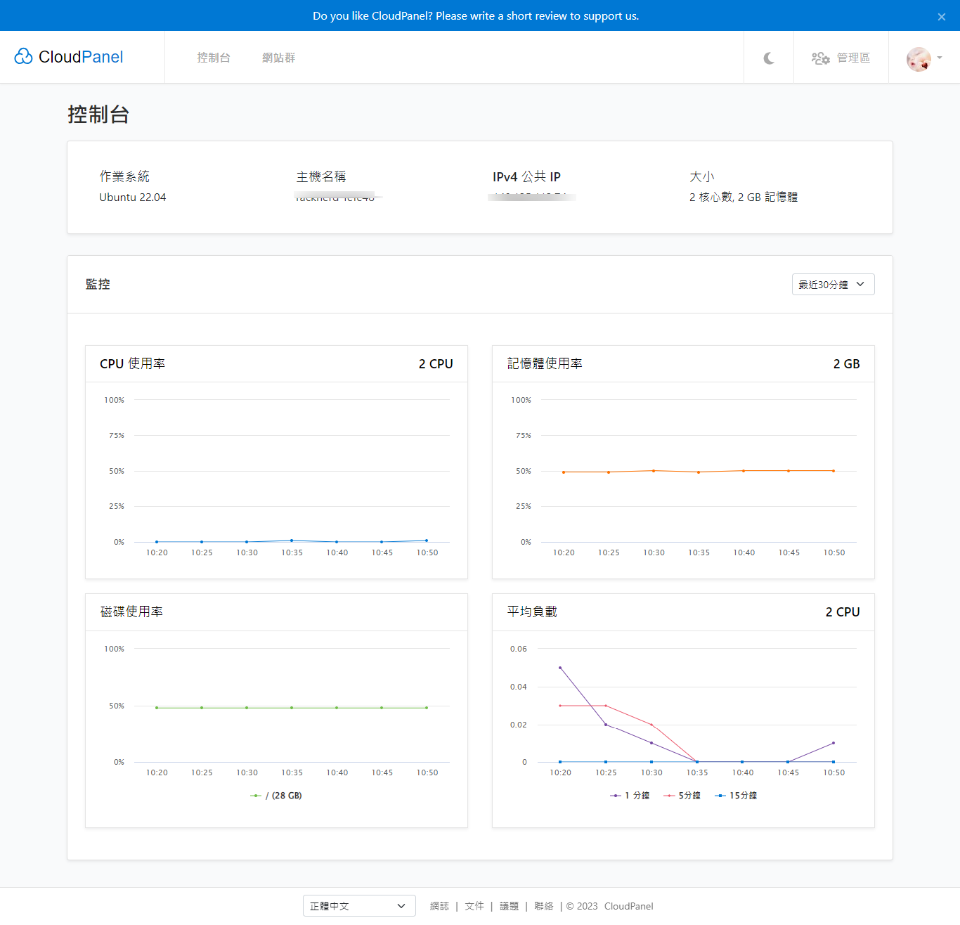 Panel用哪個? 找cloudpanel來用就是嘞