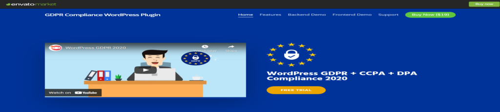[外掛]可設定顯示區域的GDPR外掛 – Ninja GDPR Compliance 